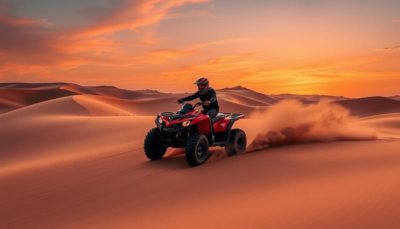 quad biking dubai desert