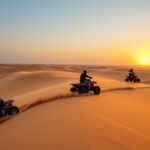 sand dune quad biking dubai