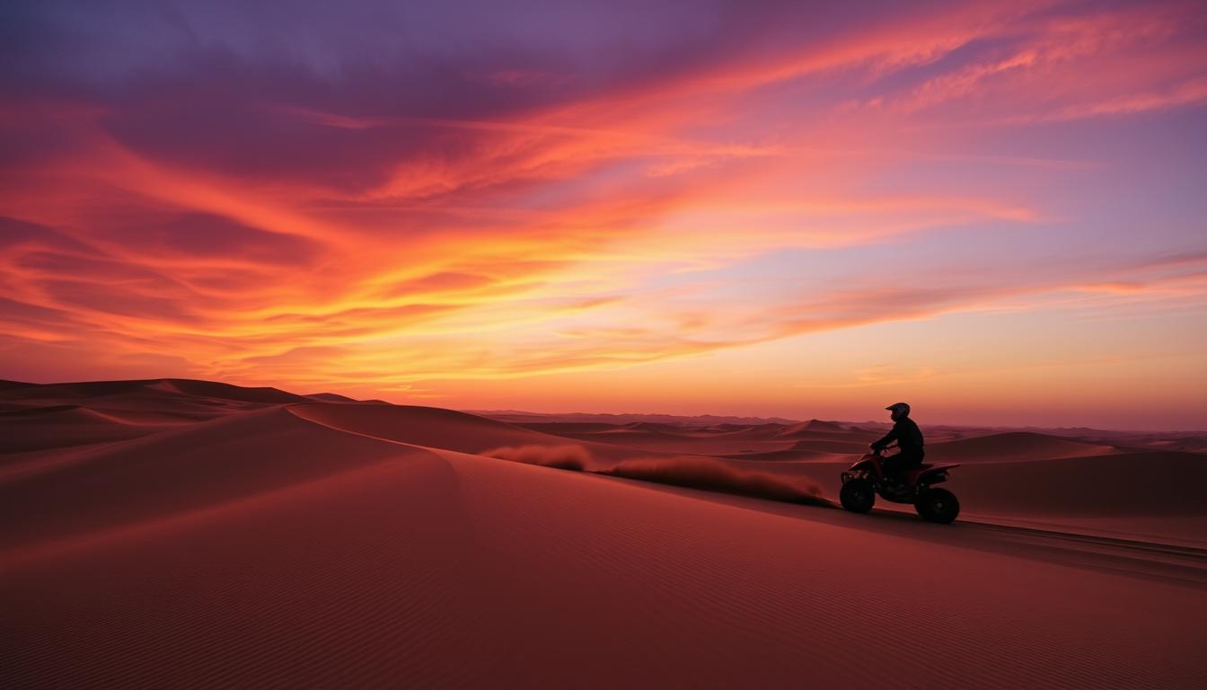 evening quad biking dubai