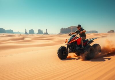 quad bike desert