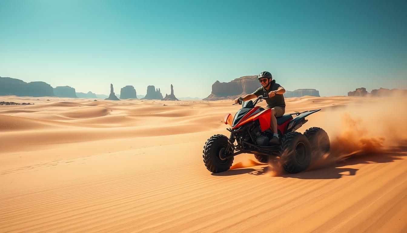 quad bike desert