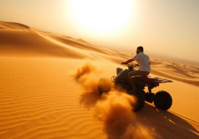 quad biking dubai desert