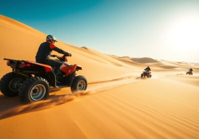 quad biking sand dunes dubai