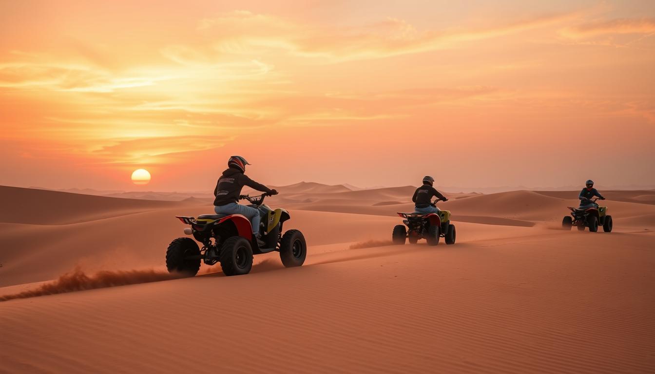 sunset quad biking dubai