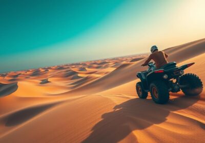 sand dune quad biking dubai