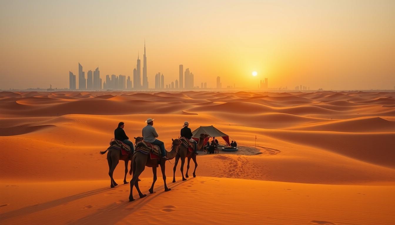 Evening and morning desert safari dubai