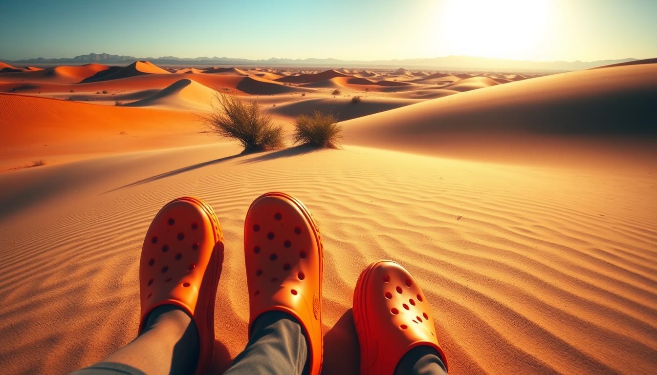 Are Crocs good for desert safari?