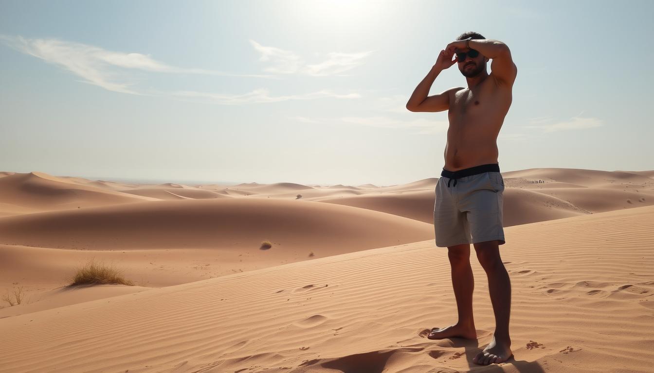 Can I wear shorts in Dubai desert?