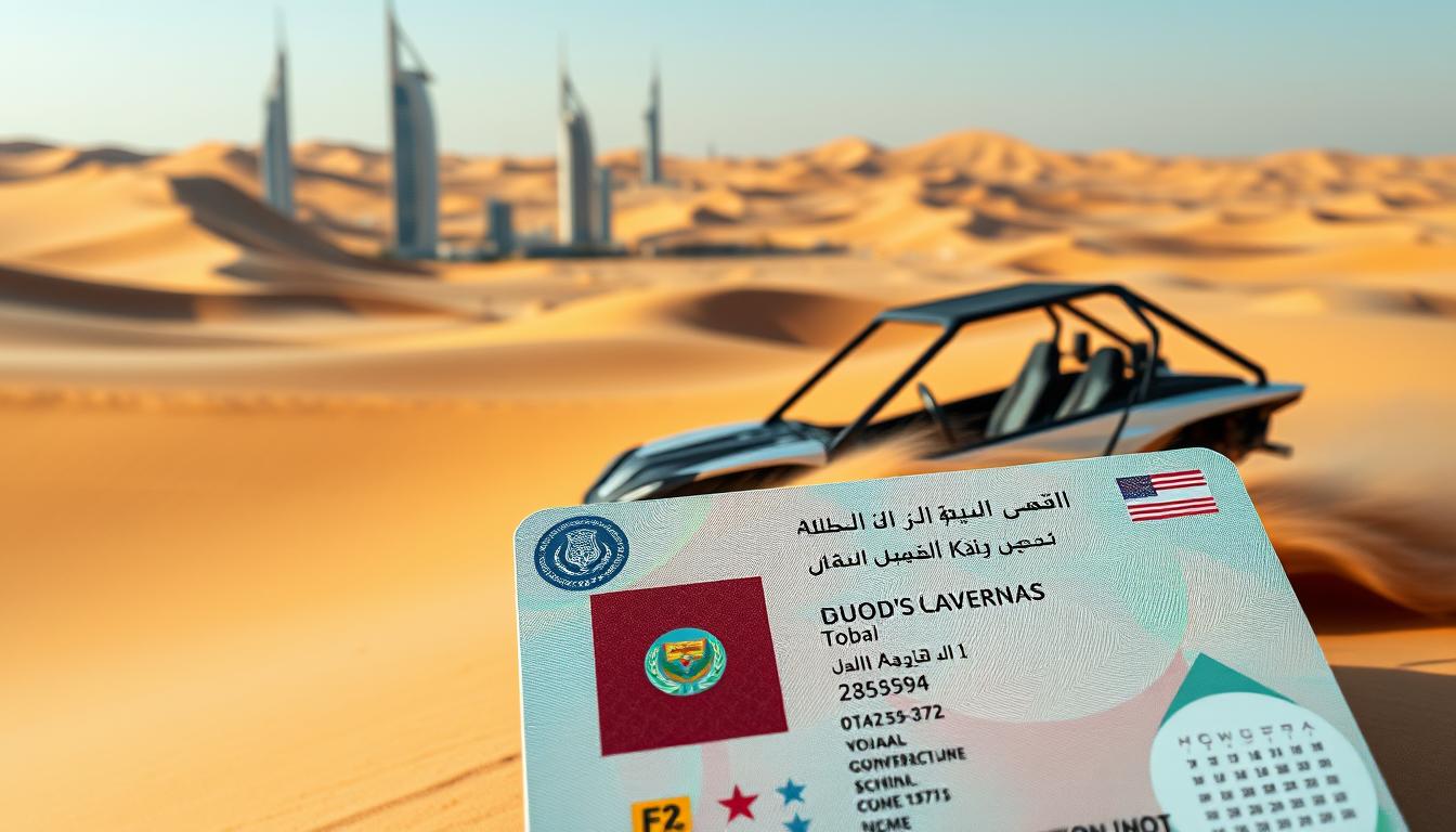 Do you need a license to drive a dune buggy in Dubai?