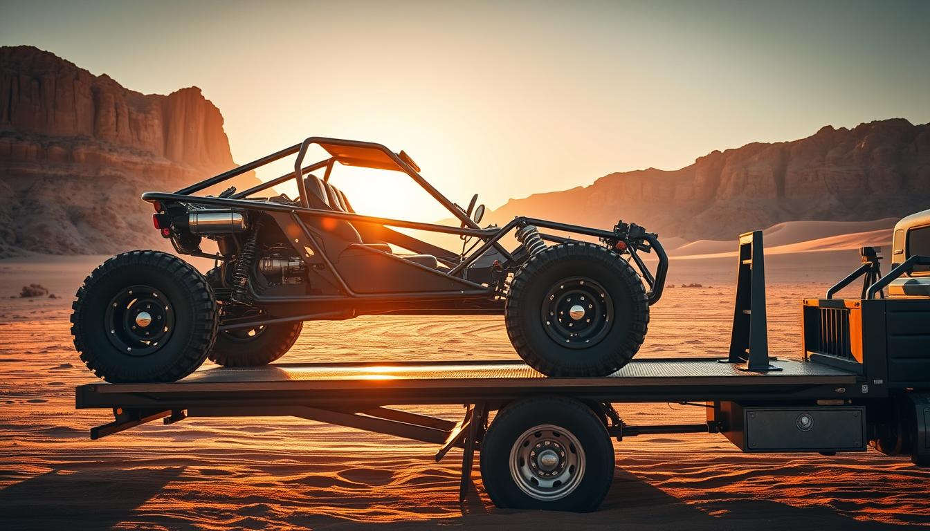 How do you transport a dune buggy?
