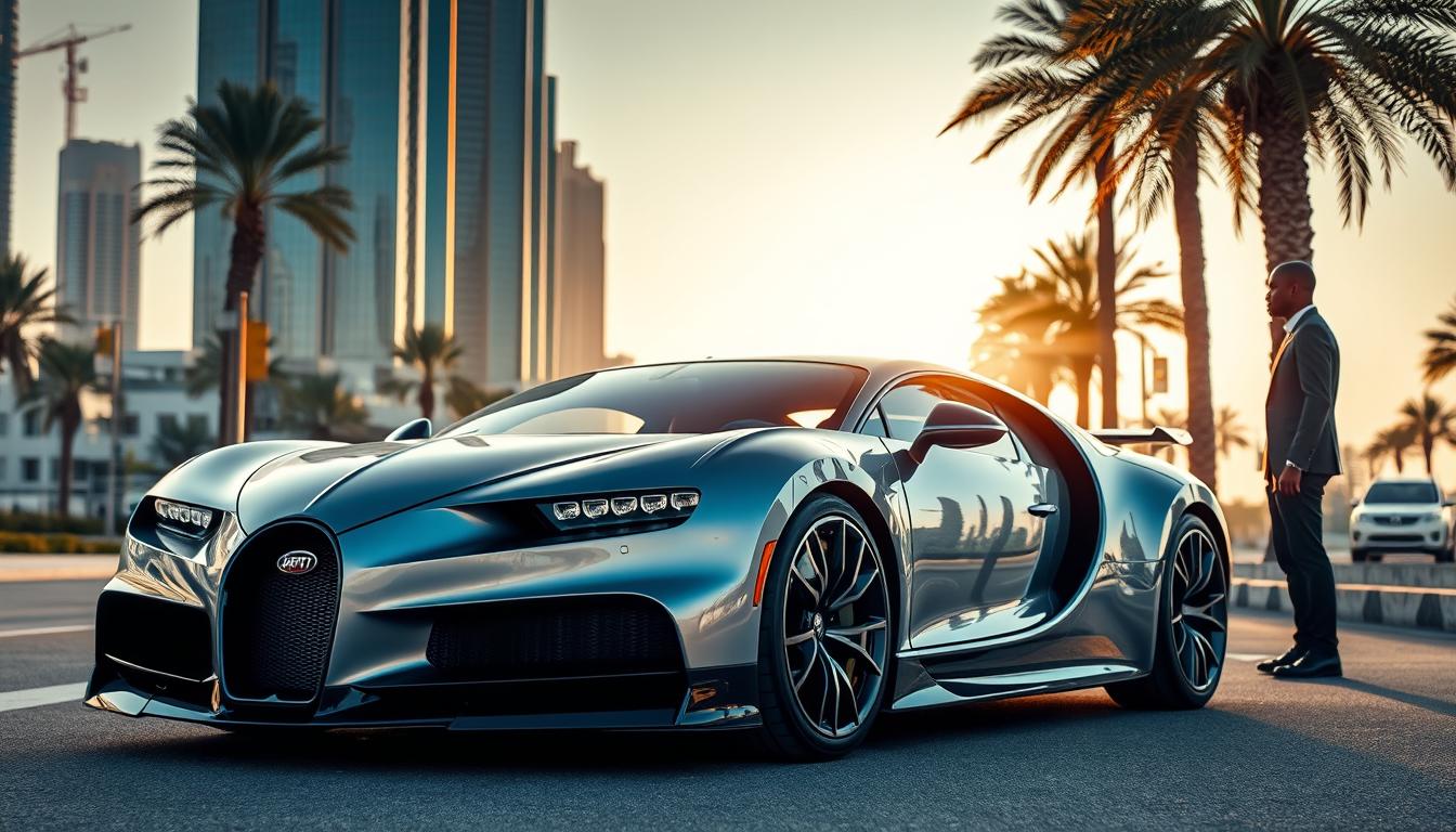 How much does it cost to rent a Bugatti Chiron for a day in Dubai?