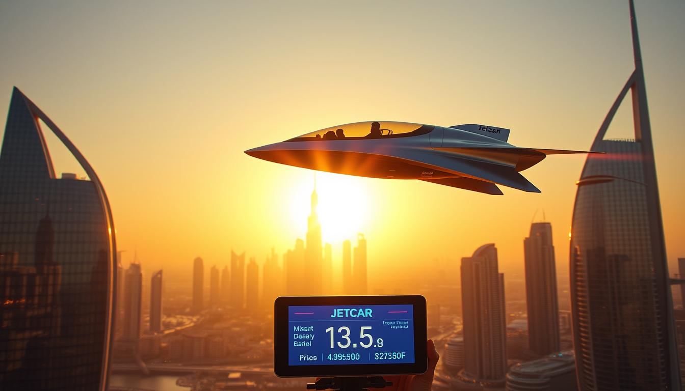 How much is the Jetcar ride in Dubai?