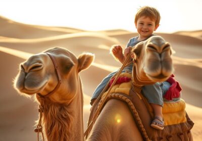 How old do you have to be to ride a camel in Dubai?