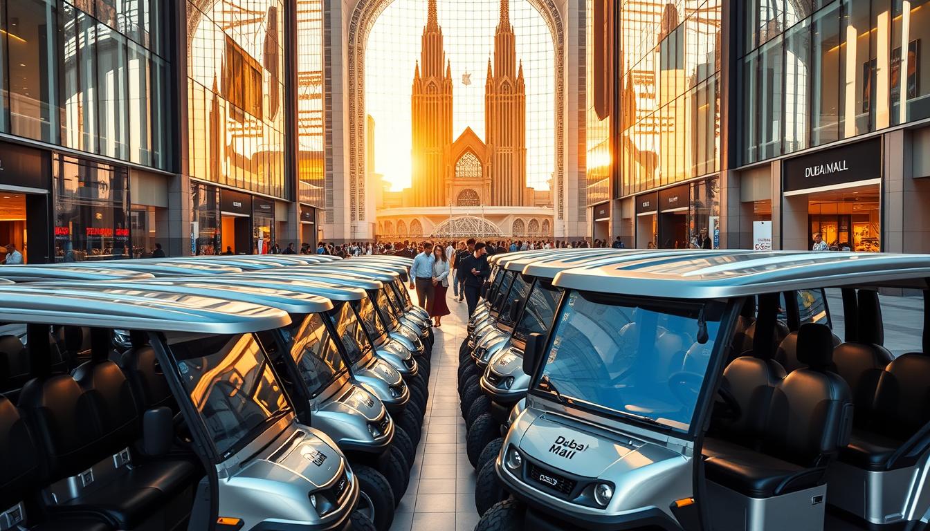 How to get buggy at Dubai Mall?