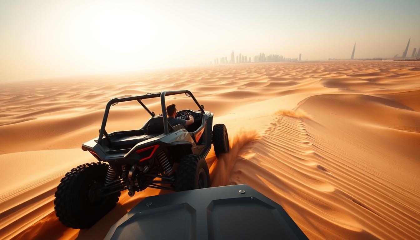 Is dune bashing in Dubai scary?