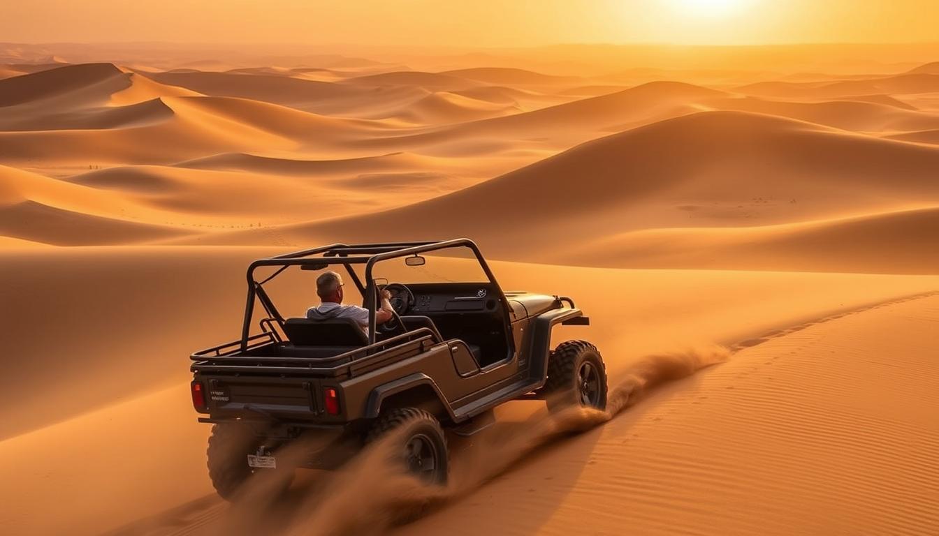 Is dune bashing in Dubai scary?