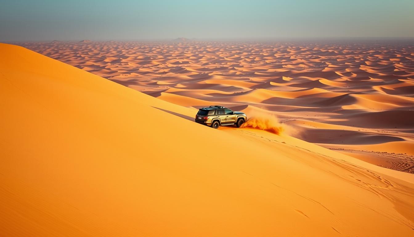Is dune bashing in Dubai scary?