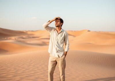 What color should you wear in the desert?