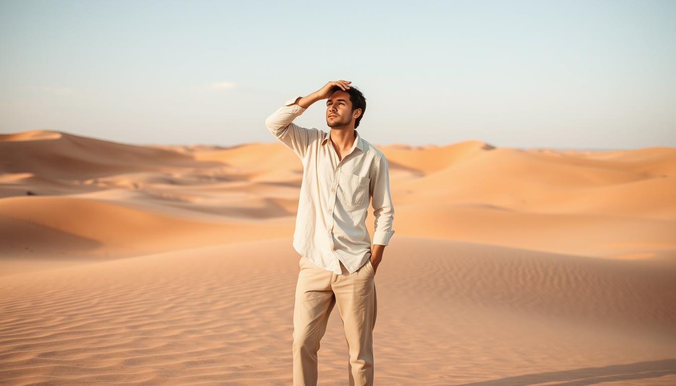 What color should you wear in the desert?