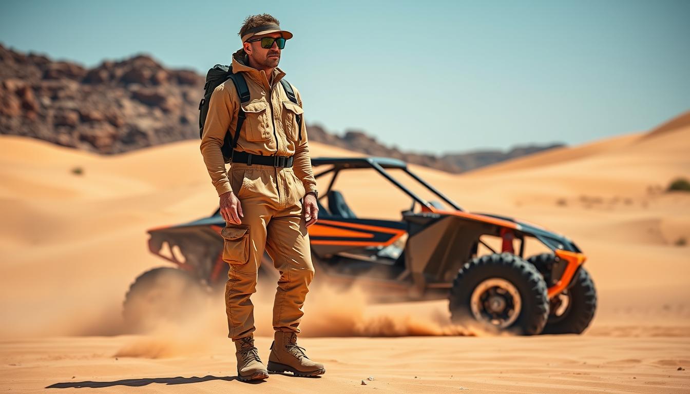 What do you wear when dune bashing?