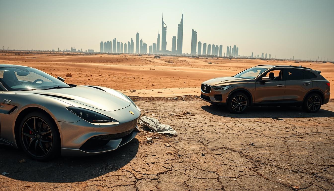 What happens to abandoned luxury cars in Dubai?