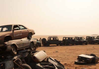What happens to old cars in Dubai?