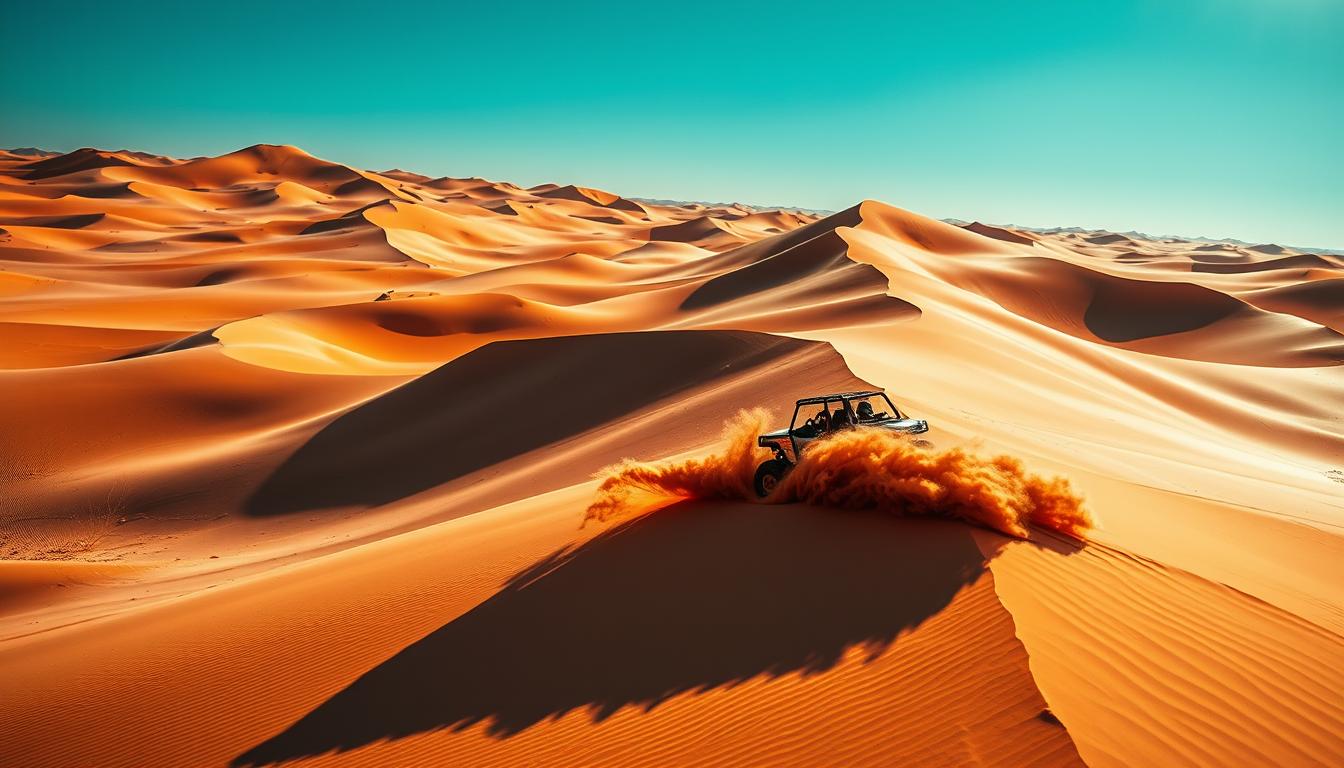 What is red dune bashing in Dubai?
