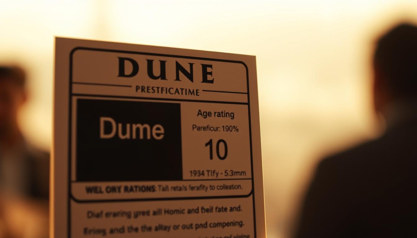 What is the age restriction for dune?