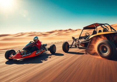 What is the difference between a go kart and a dune buggy?
