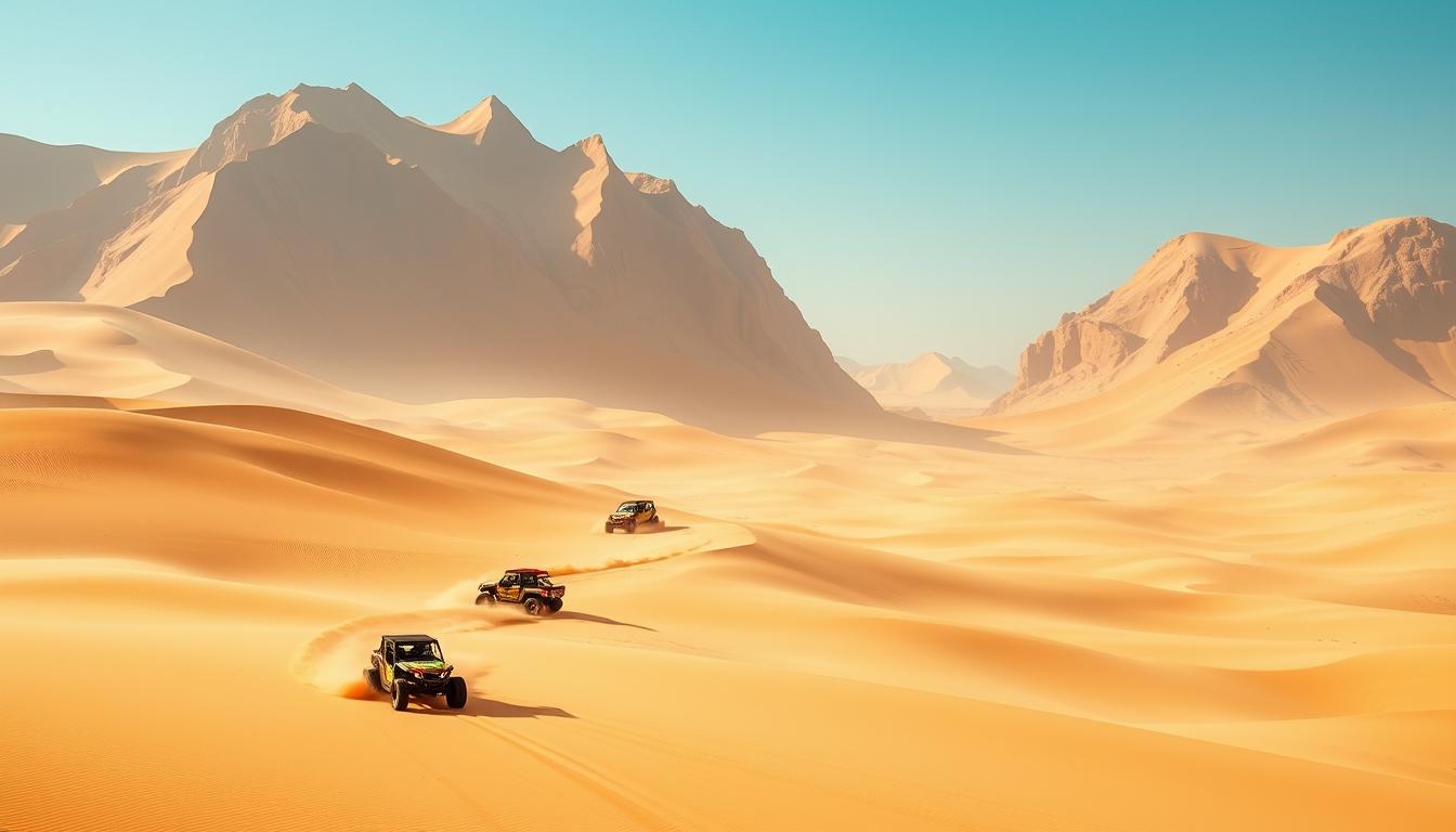 What is the minimum age for dune bashing in Dubai?
