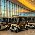 Where can I get free buggy service at Dubai airport?