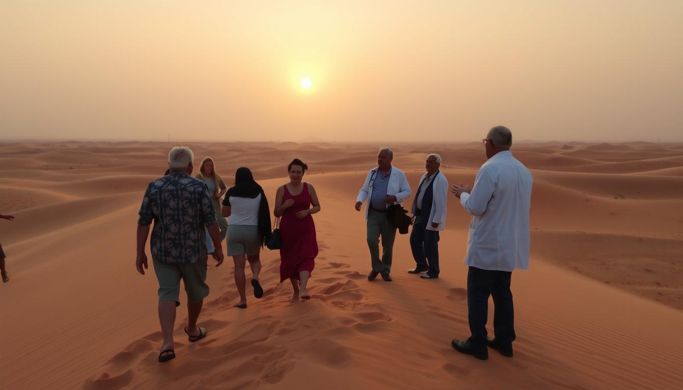 Who should not do desert safari?