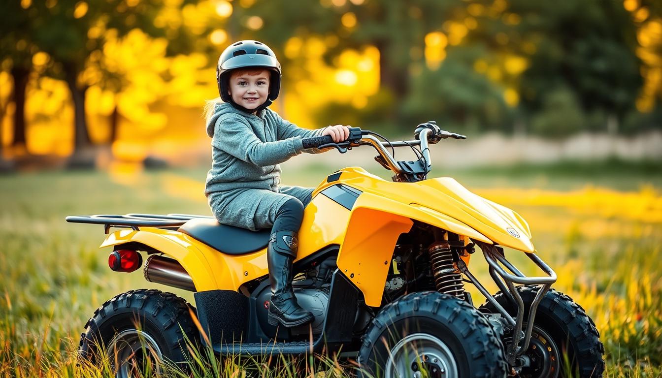 Can a 13 year old ride a quad bike?