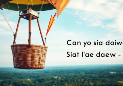 Can you sit down in a hot air balloon?