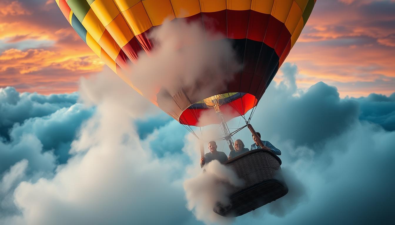 Do you feel turbulence in a hot air balloon?