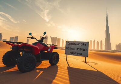 Do you need a license to drive a quad bike in Dubai?