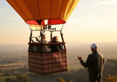 Do you tip a hot air balloon pilot?