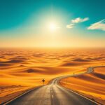 How far is it from Dubai to the desert?