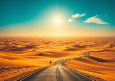 How far is it from Dubai to the desert?