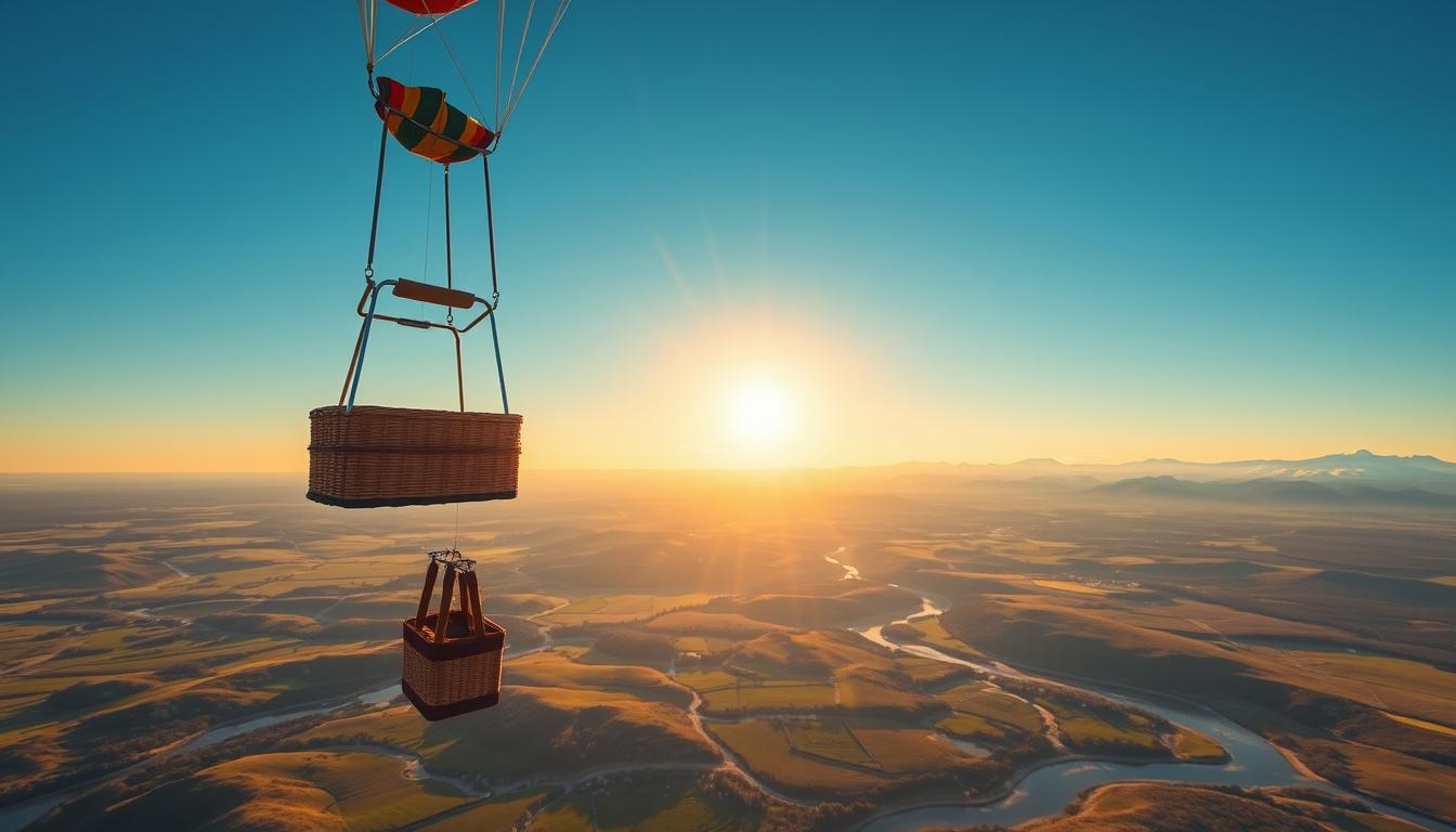 How far up can you go in a hot air balloon?