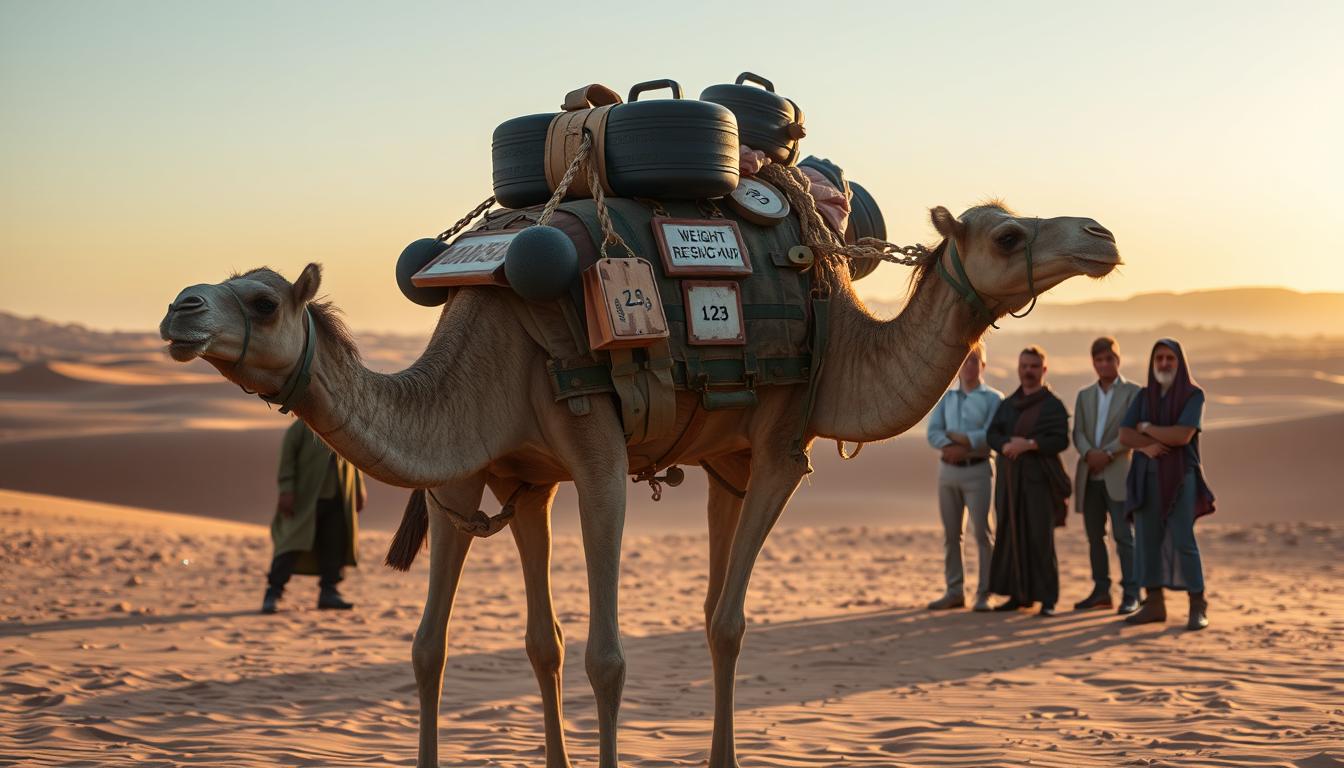 How heavy is too heavy to ride a camel?