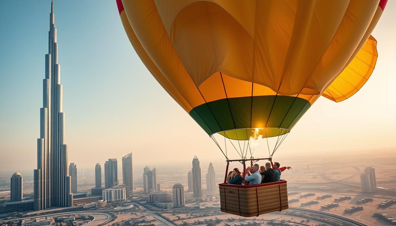 How much does it cost to fly in a hot air balloon in Dubai?