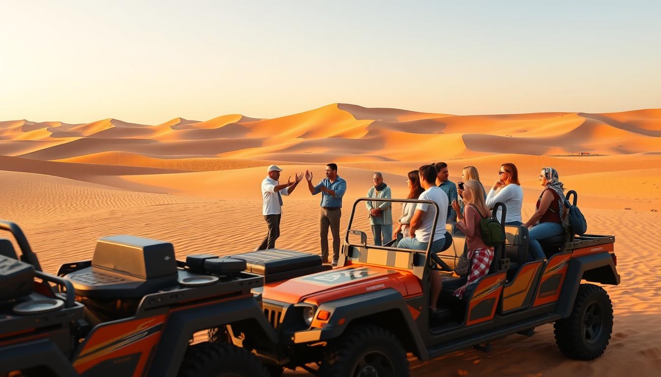 How much does it cost to go to the desert in Dubai?