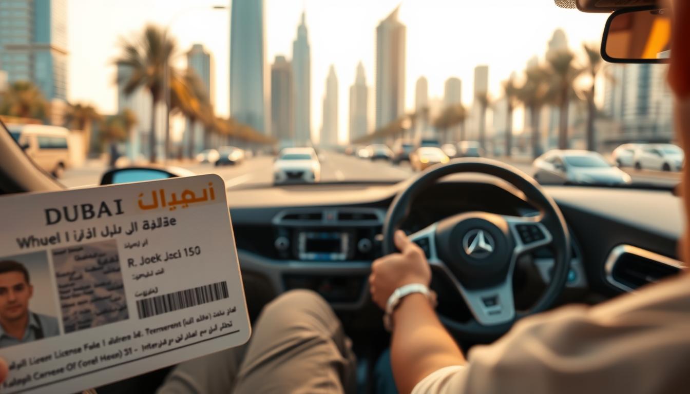 How much is four wheeler license in Dubai?