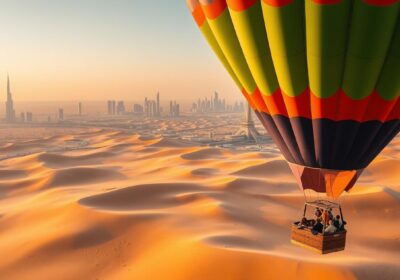 How much is the hot air balloon ride in Dubai?