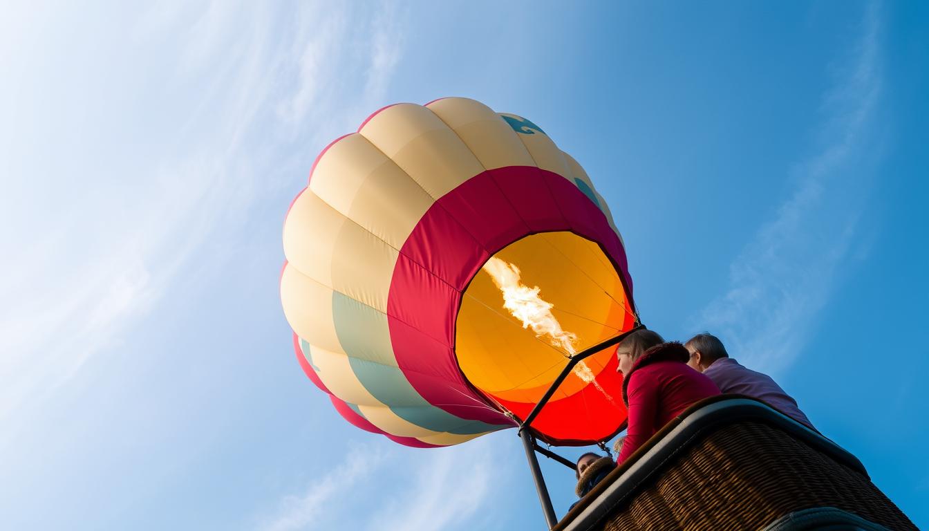 Is it cold up in a hot air balloon?