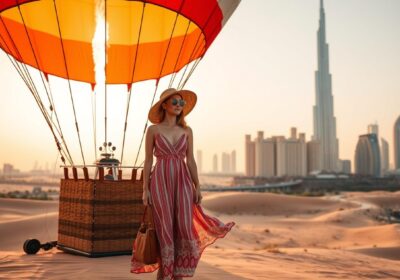 What do you wear on a hot air balloon ride in Dubai?