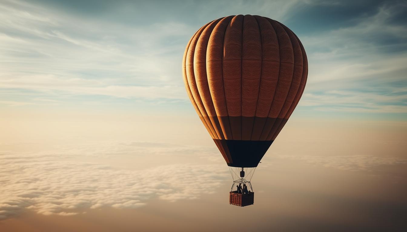 What happens if a hot air balloon goes too high?