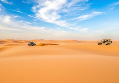 What is the difference between dune bashing and desert safari?