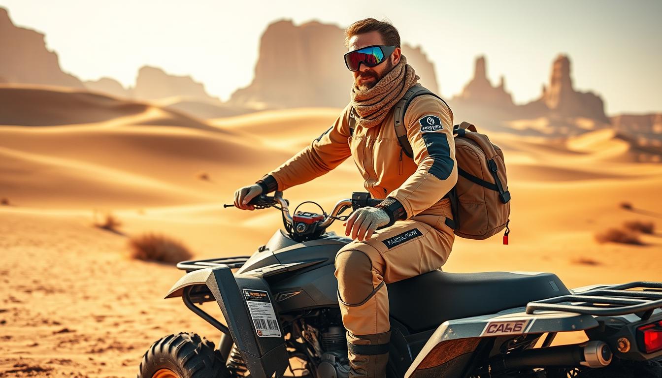 What to wear when quad biking in the desert?